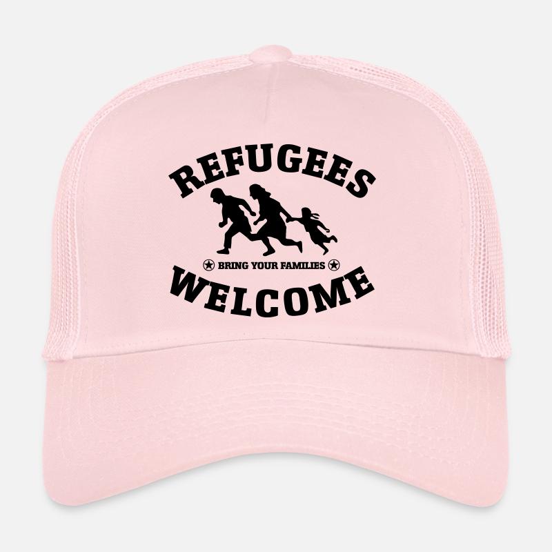 refugees welcome original Trucker Cap
