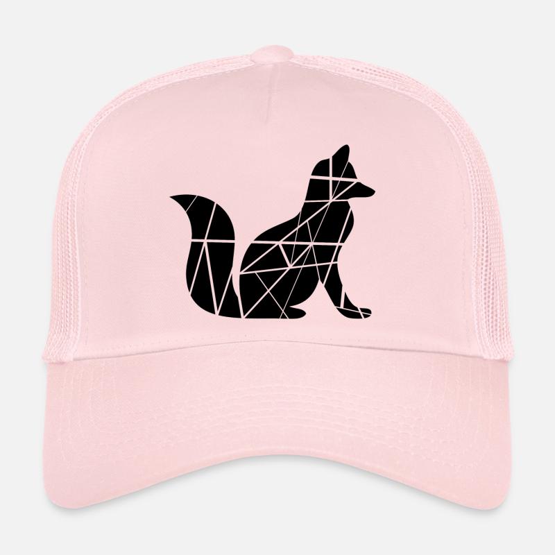 Fuchs Silhouette - Trucker Cap - Hellrosa