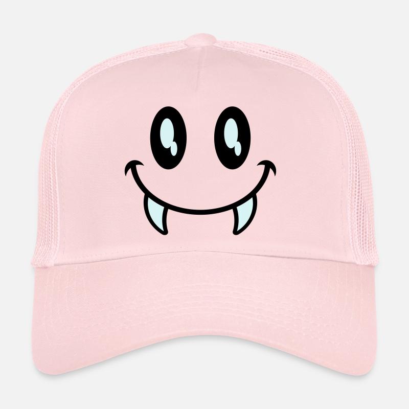 kleines monster smiley - Trucker Cap - Hellrosa