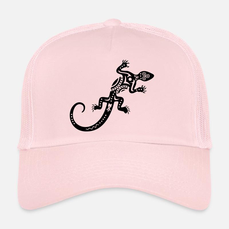 Eidechse - Trucker Cap - Hellrosa