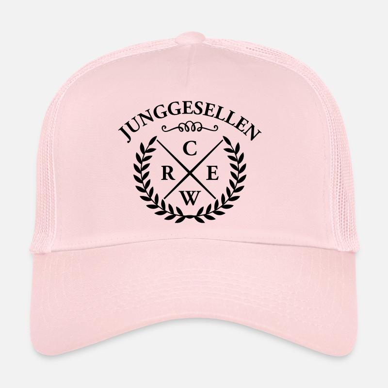 junggesellen crew - Trucker Cap - Hellrosa
