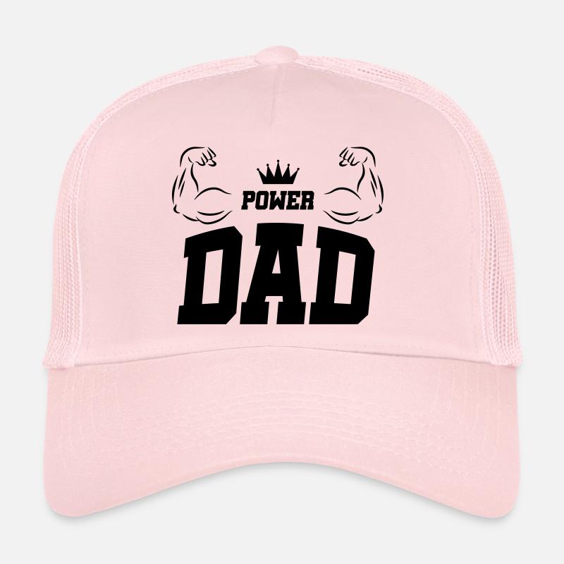 dad power - Trucker Cap - Hellrosa