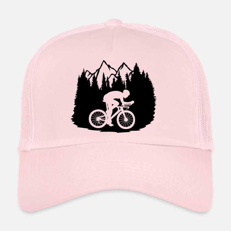 Nature Bicycle Rider Trucker Cap