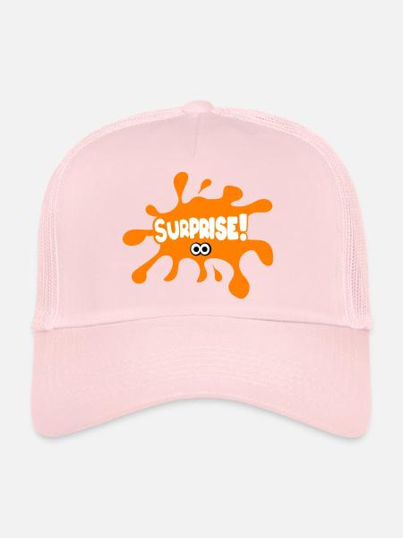 Surprise! - Trucker Cap - pale pink - Front
