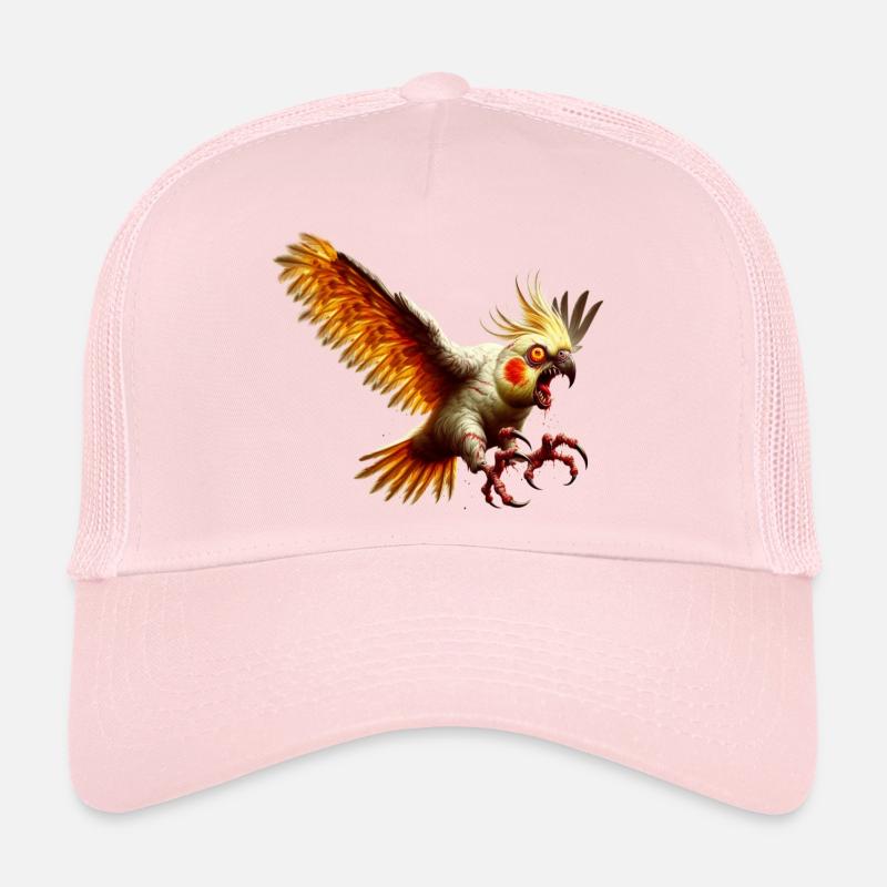 Oiseau maléfique - Calopsitte (14) Casquette trucker 
