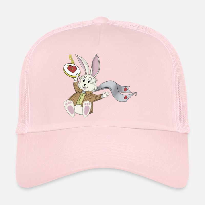 Weißes Kaninchen - Trucker Cap - Hellrosa