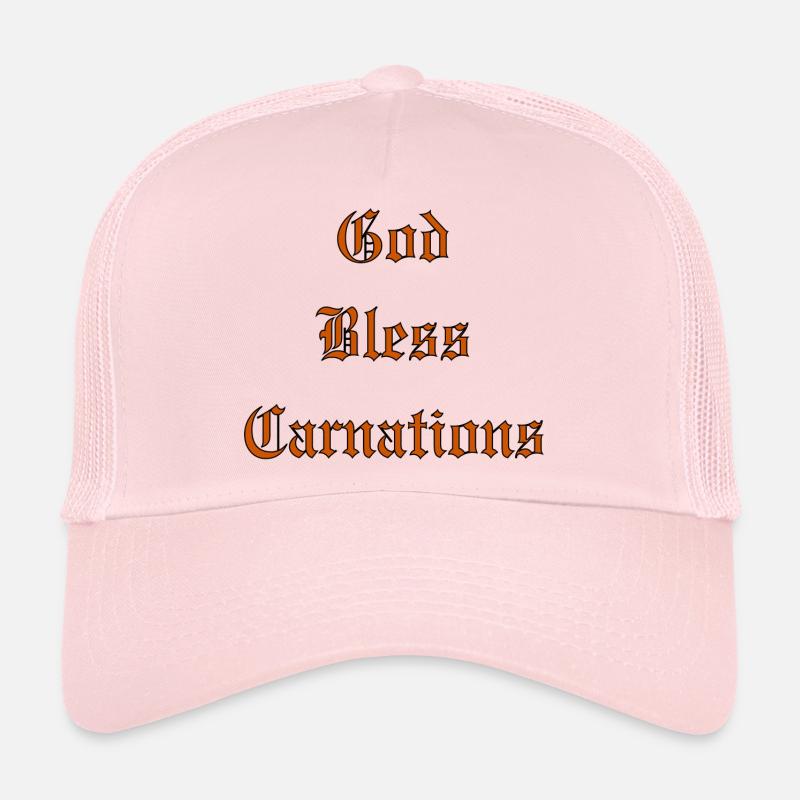 GodBlessCarnations - Trucker Cap - pale pink