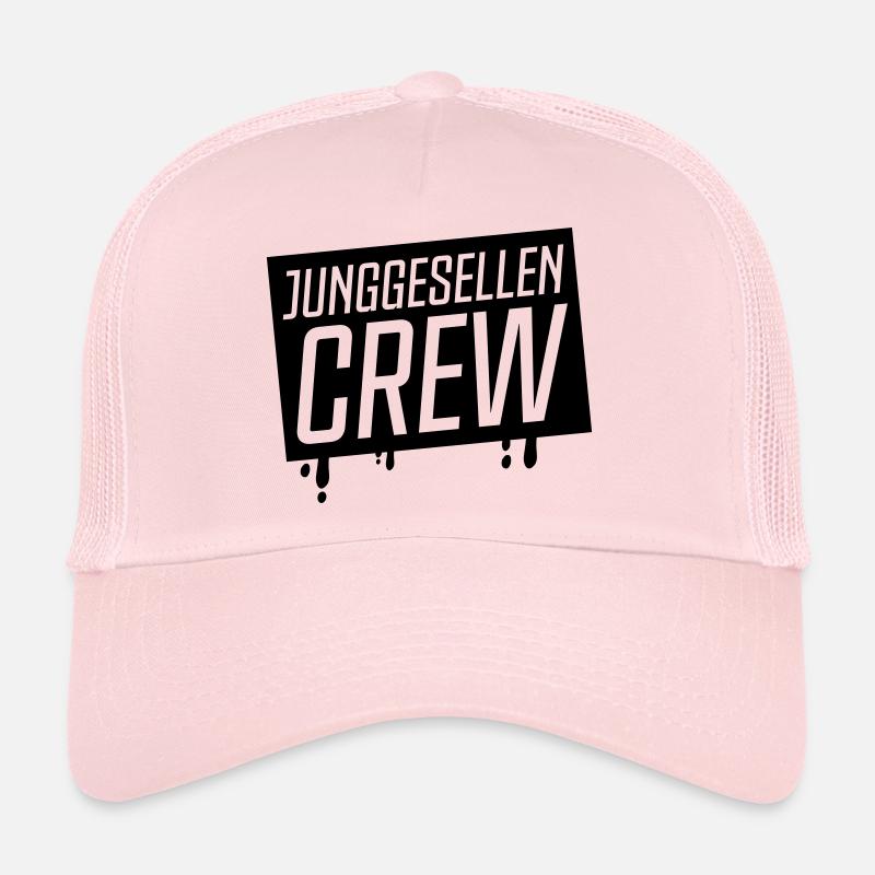 junggesellen crew - Trucker Cap - Hellrosa