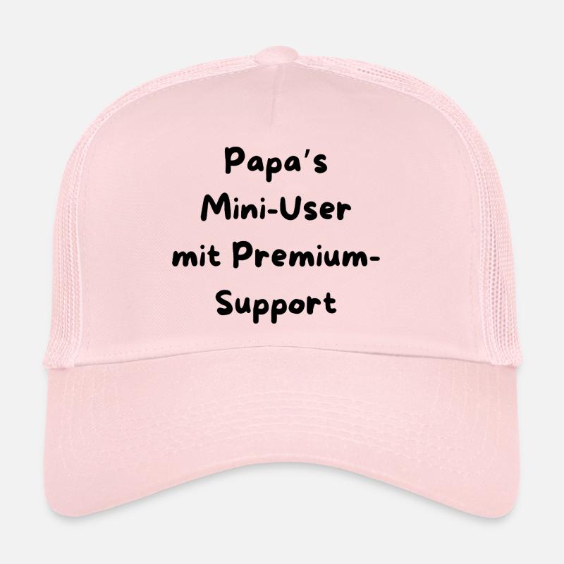 Papa's User - Trucker Cap - pale pink