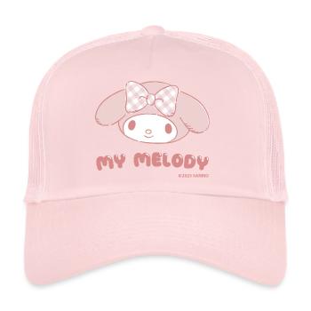 My Melody Portrait With Lettering - Trucker Cap - pale pink - Front