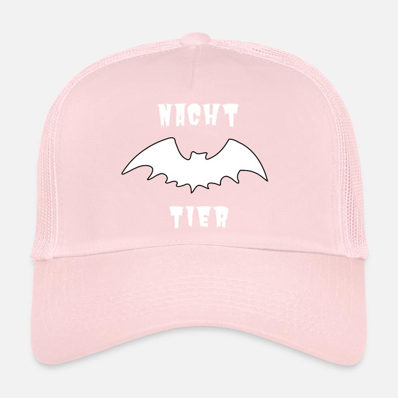Nachttier_Weis_1 Casquette trucker 
