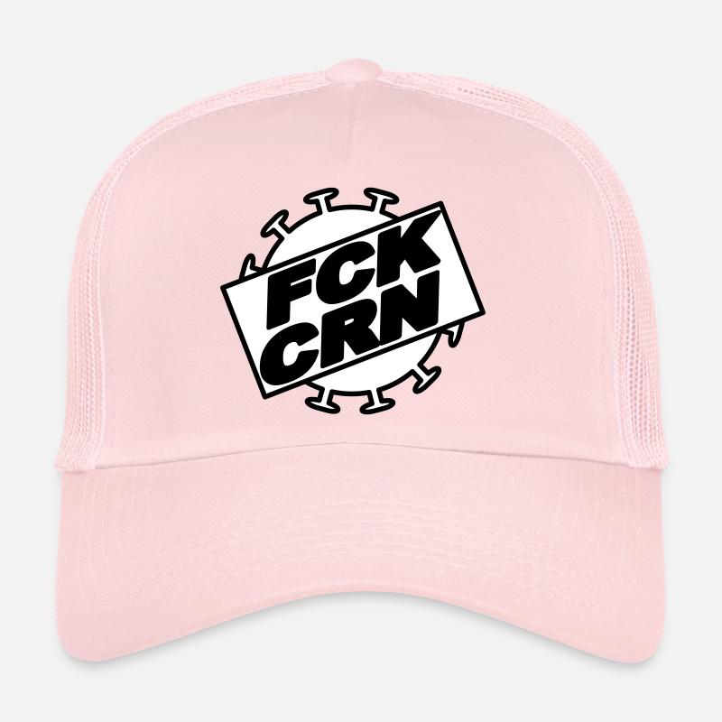 FCK_CRN_1 - Trucker Cap - Hellrosa