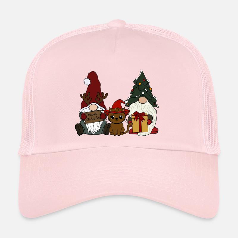 Wichtel mit Katze Trucker Cap