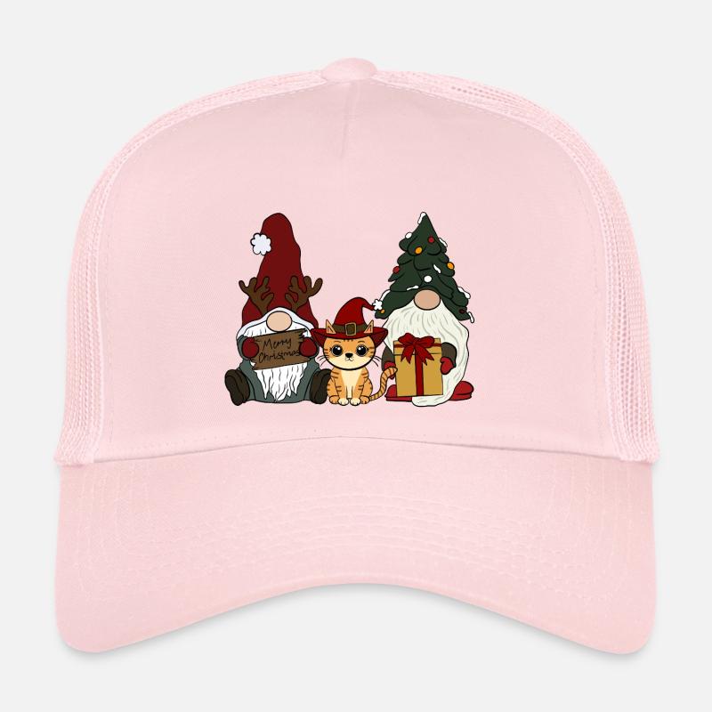 Cat with gnome Trucker Cap