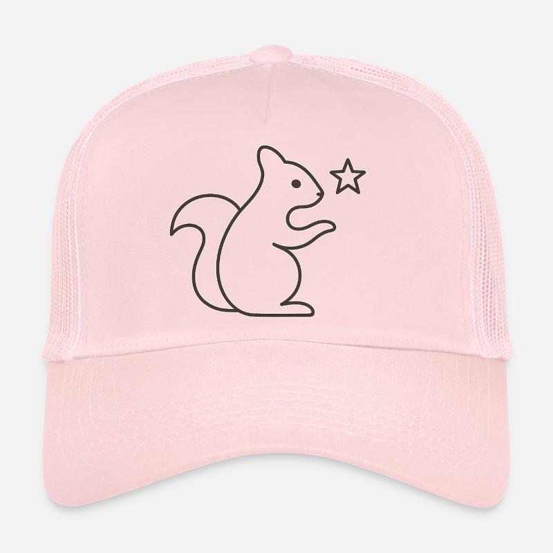 Squirrel Star Magic Trucker Cap