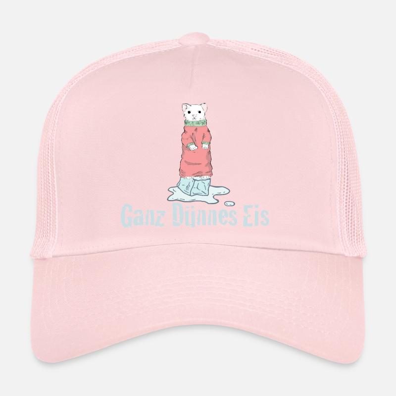 Ganz Dünnes Eis Deutscher Humor Trucker Cap
