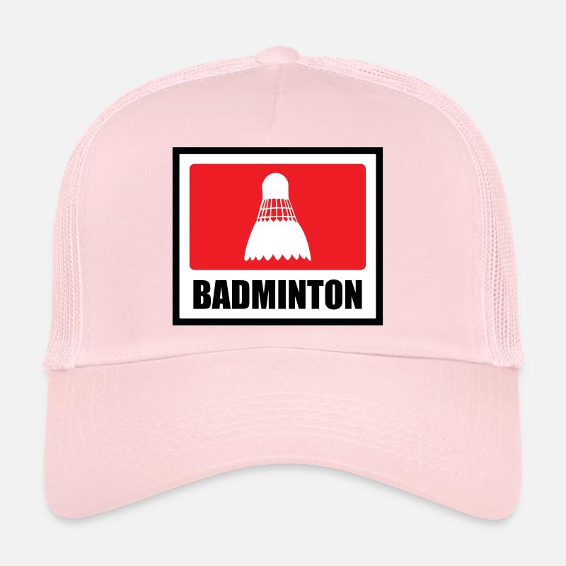 Badminton – Sport – Schläger Trucker Cap