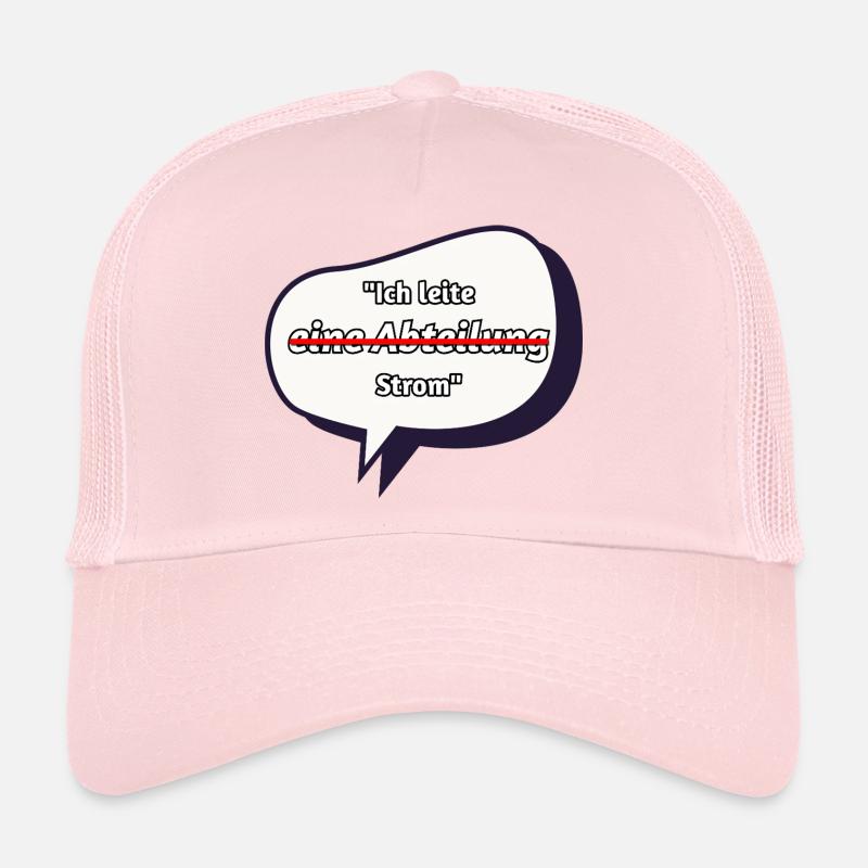 Ich leite Strom Spruch Trucker Cap