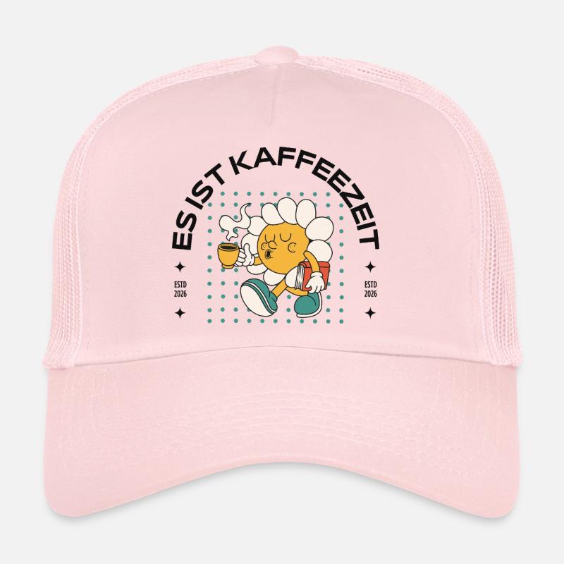 Büro und Kaffee  - Trucker Cap - Hellrosa