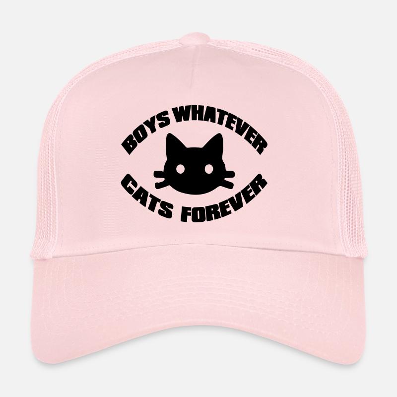 cats forever - Trucker Cap - Hellrosa