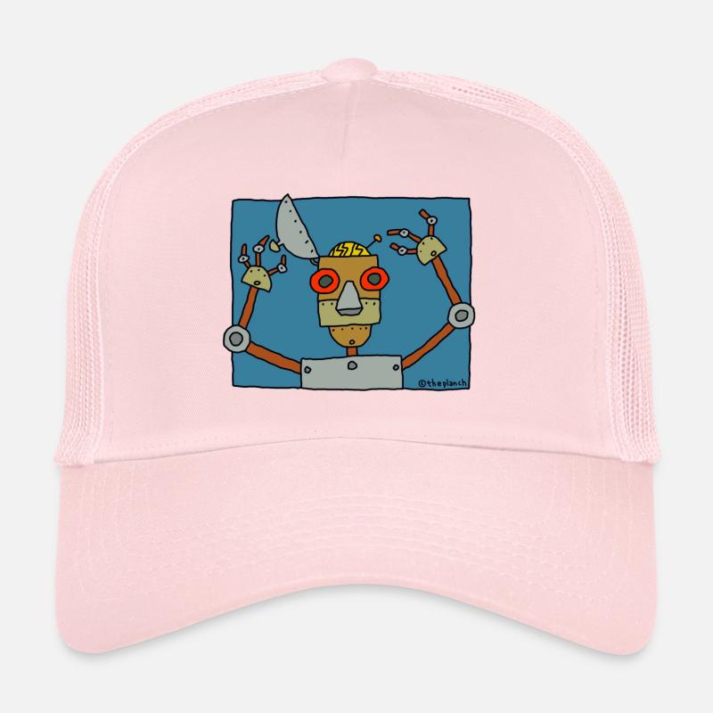 der Roboter - Trucker Cap - Hellrosa