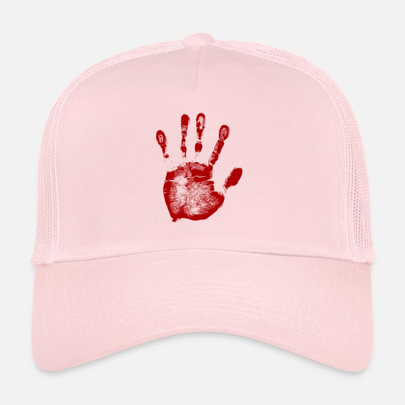 Die blutige Hand. Geschenk Trucker Cap