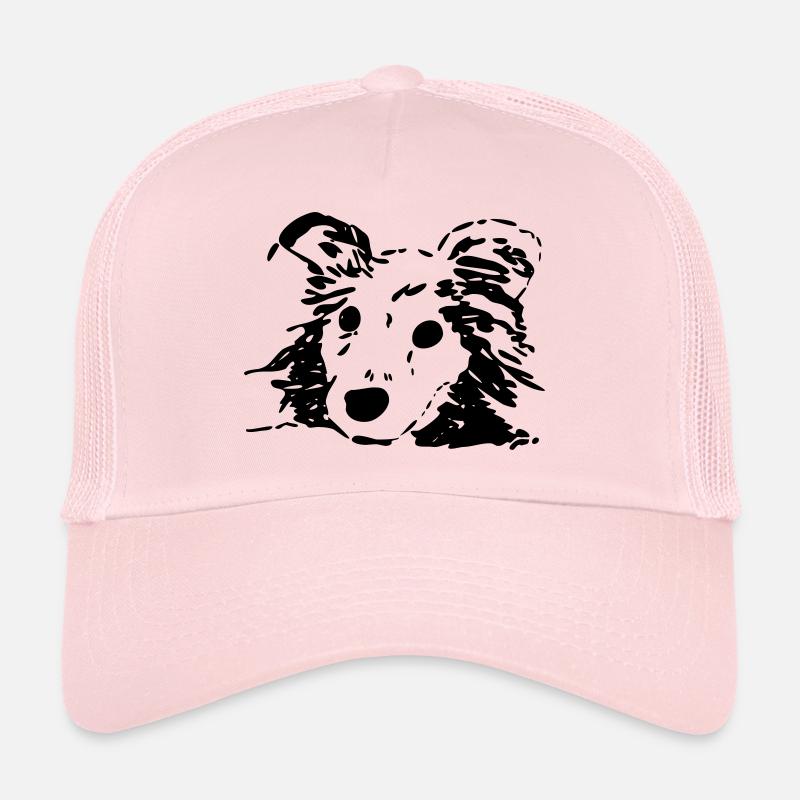 Hund, Liebhaber, Geschenk, Geschenkidee - Trucker Cap - Hellrosa