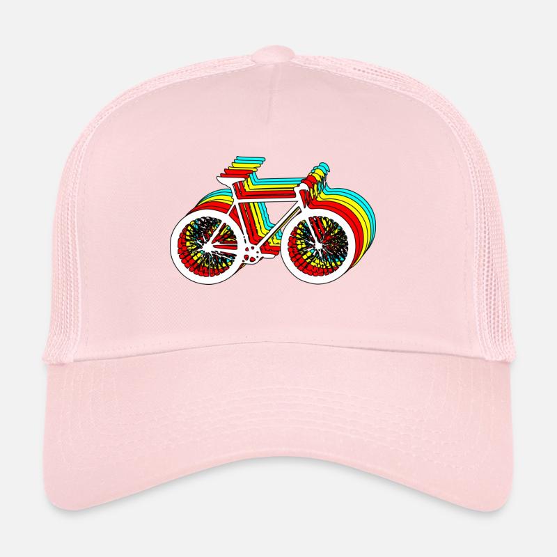 bicycle - Trucker Cap - pale pink
