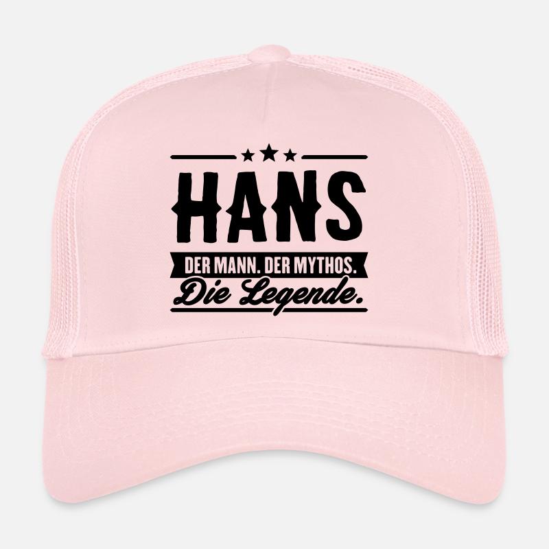 Man Myth Legend Hans Trucker Cap