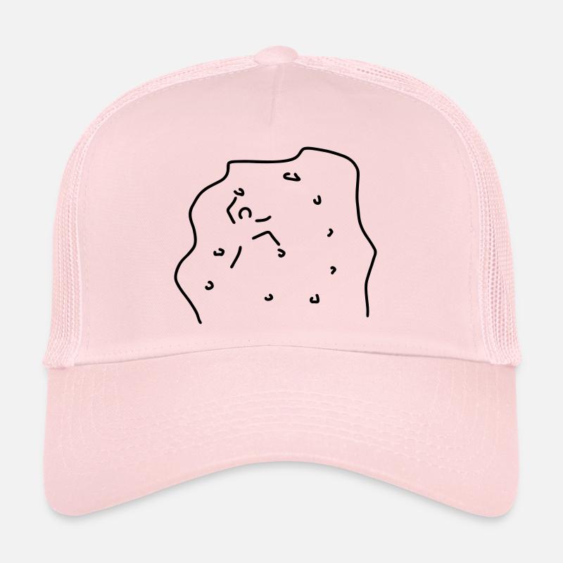 klettern in halle - Trucker Cap - Hellrosa