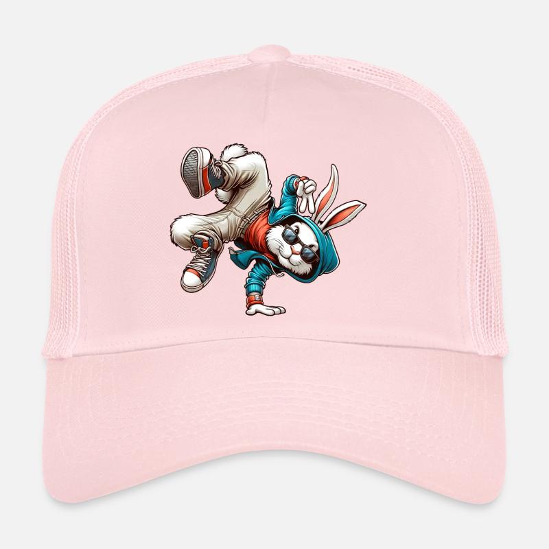 Pâques Lapin de Pâques dansant Breakdance Casquette trucker 