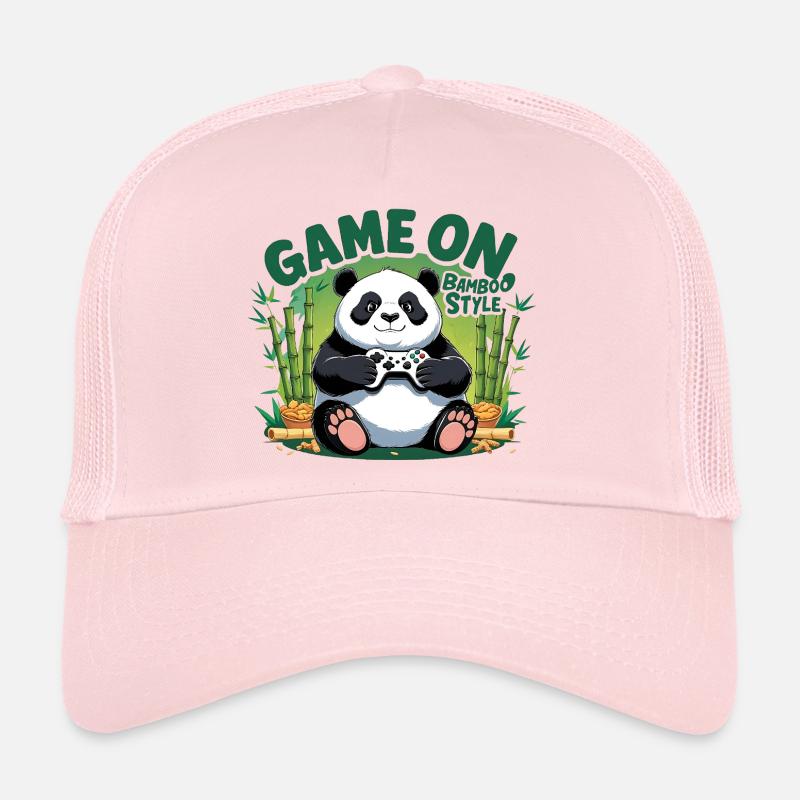 Panda Spielefreund Bamboo Style - Trucker Cap - Hellrosa