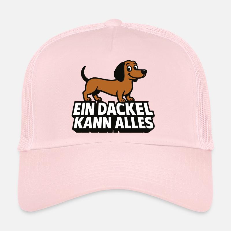 Ein Dackel kann alles! - Trucker Cap - Hellrosa