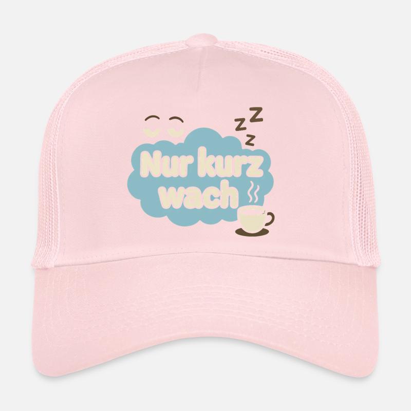 Ne se réveiller que pour une courte période - Conception de café amusante pour le matin Casquette trucker 