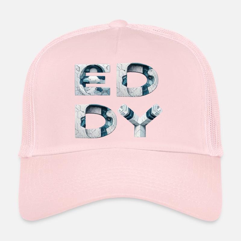 Eddy Cracked Glyphs Trucker Cap