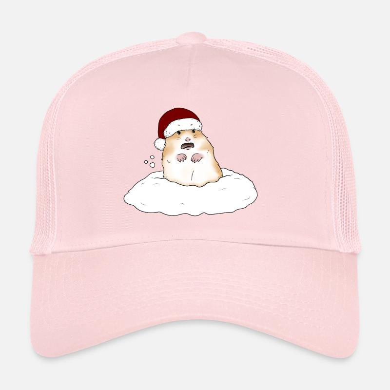 Weihnachtshamster im Schnee Trucker Cap