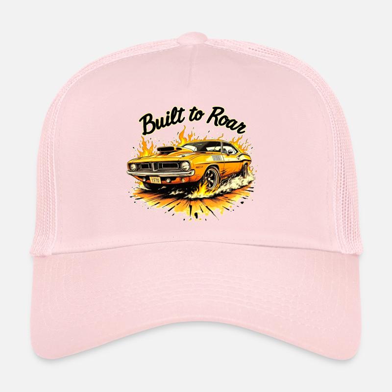 Built to Roar – 1970 Muscle Car Fire Drift Trucker Cap