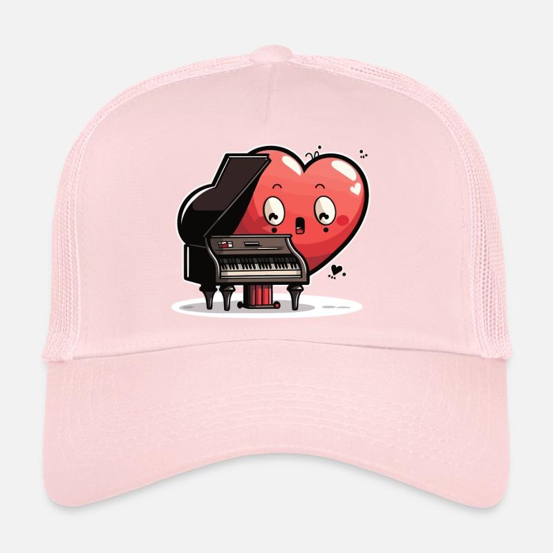 Bruit de cœur au pianoforte Casquette trucker 