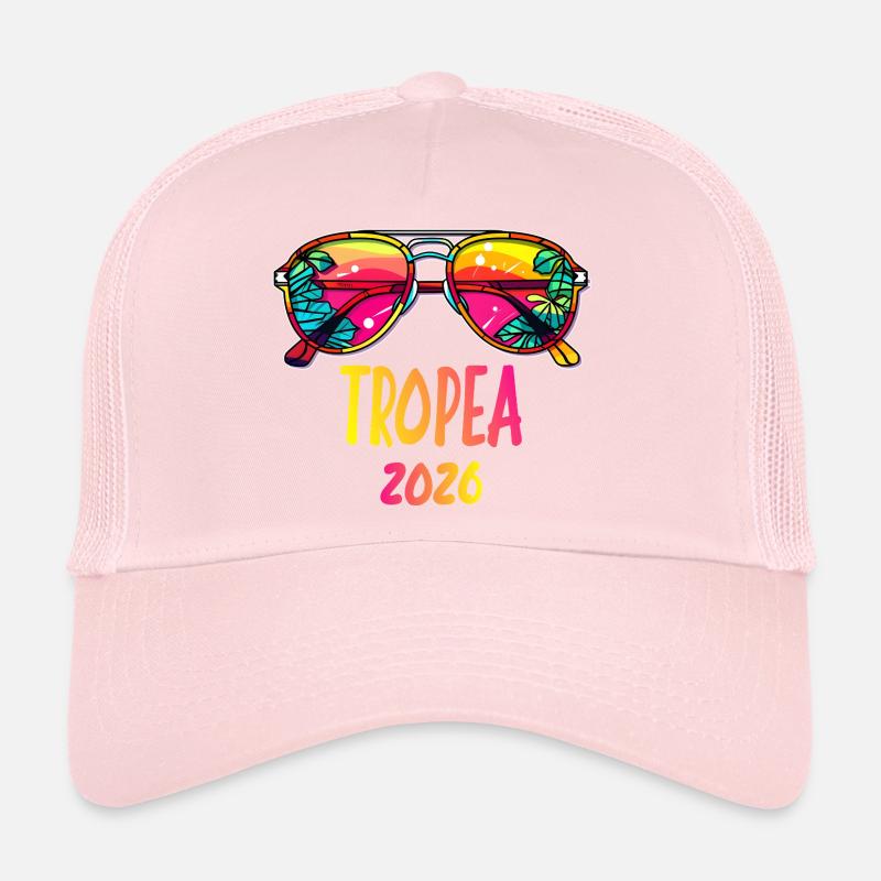 Lunettes de soleil tropicales 2026 Troppea Casquette trucker 
