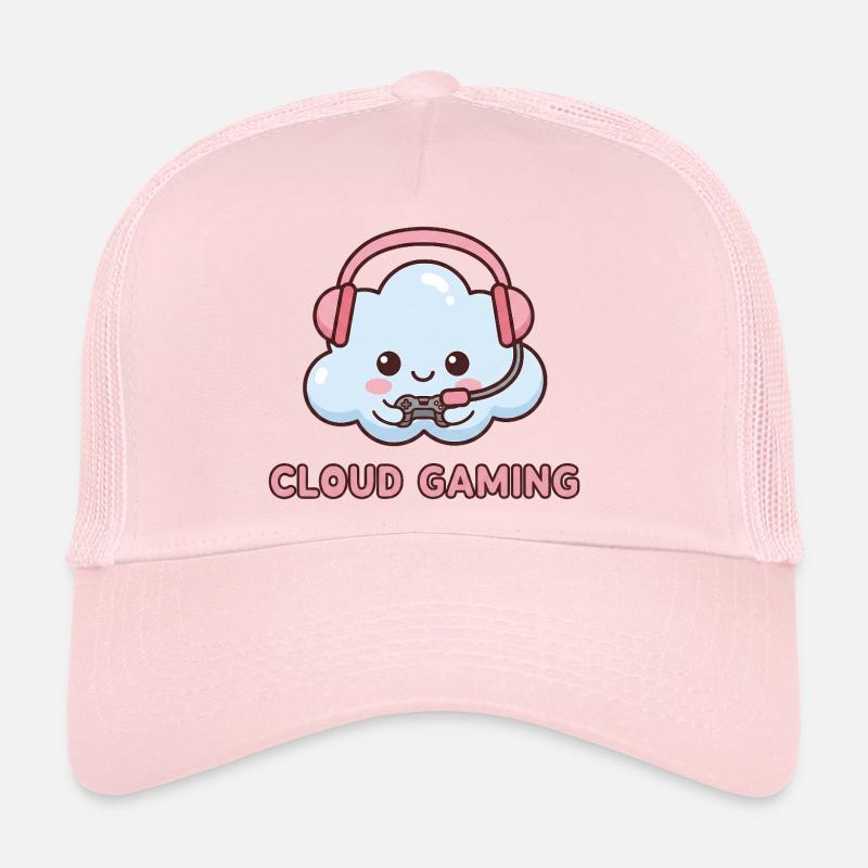 Cloud-Gaming | Niedliche Kawaii Gamer Cloud Trucker Cap
