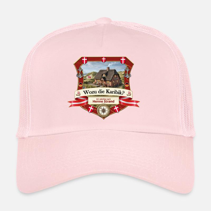 Wozu Karibik? Ich will nach Henne Strand! Trucker Cap