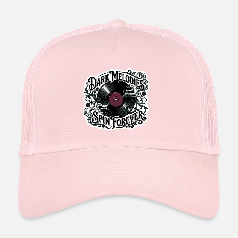 Dunkle Melodien drehen sich ewig - Trucker Cap - Hellrosa