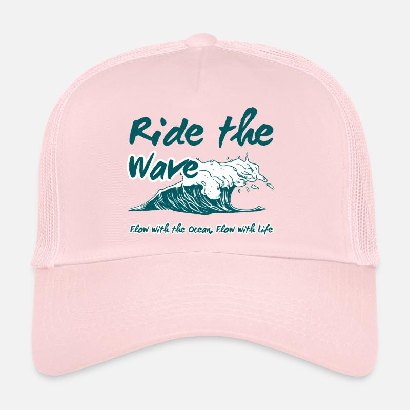 Reite den Wellen-Ozean-Fluss Trucker Cap