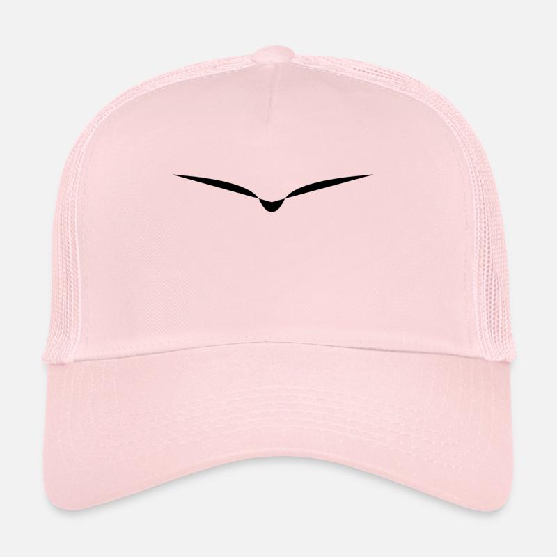 bird - Trucker Cap - pale pink