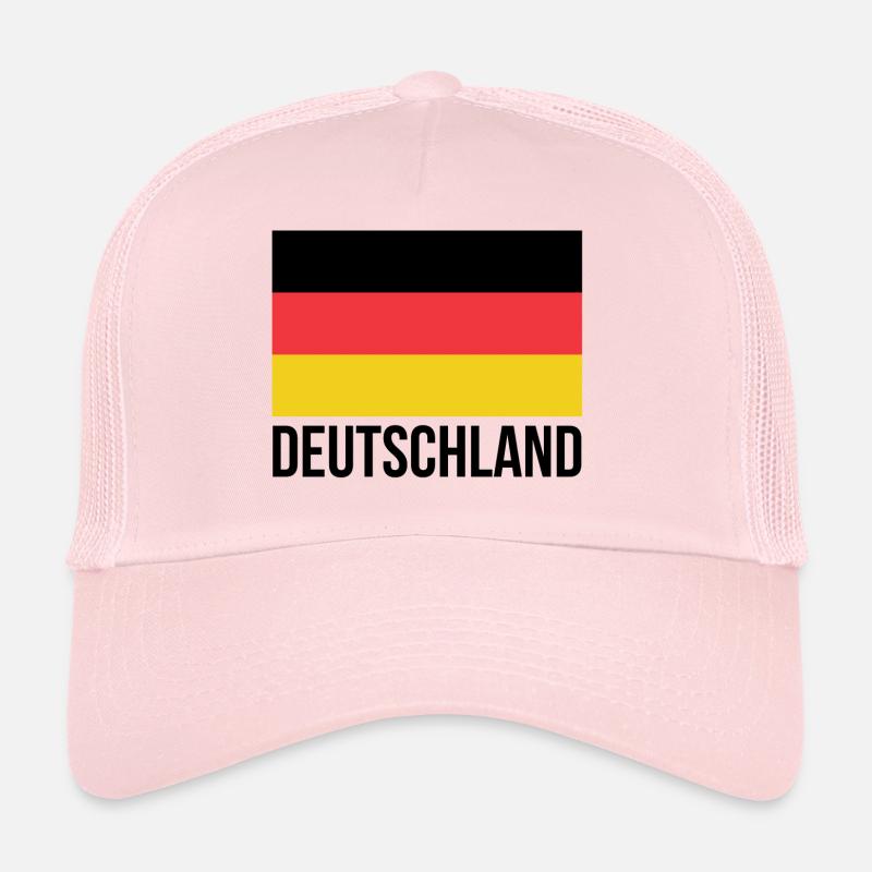 Deutschland - Trucker Cap - Hellrosa