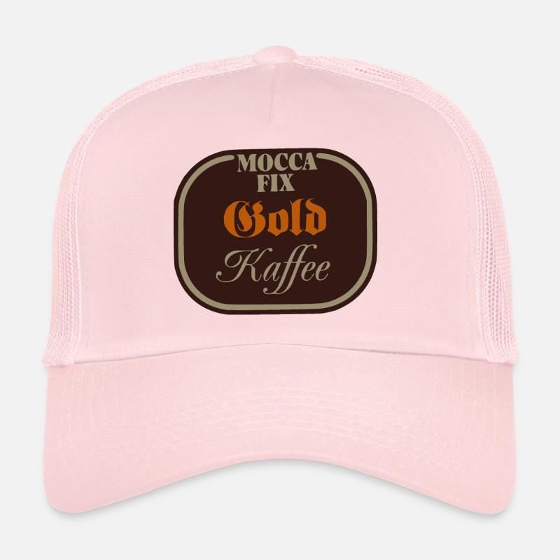 Mocca Fix Gold Kaffee - Trucker Cap - Hellrosa