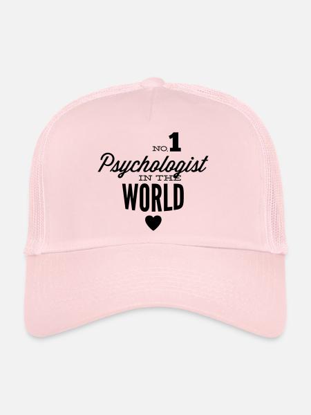 Best psychologist in the world - Trucker Cap - pale pink