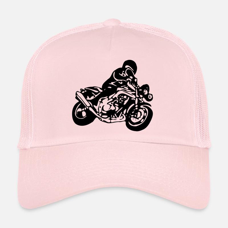 motorcycle - Trucker Cap - pale pink