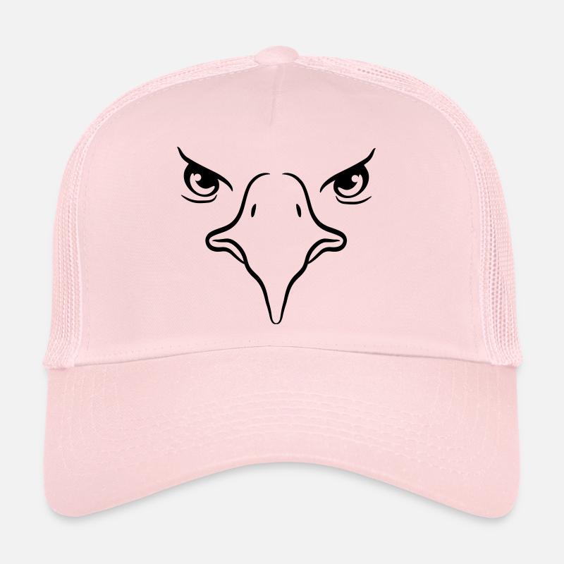 Eagle bec oiseau Eagle eyes - Casquette trucker  - rose pâle