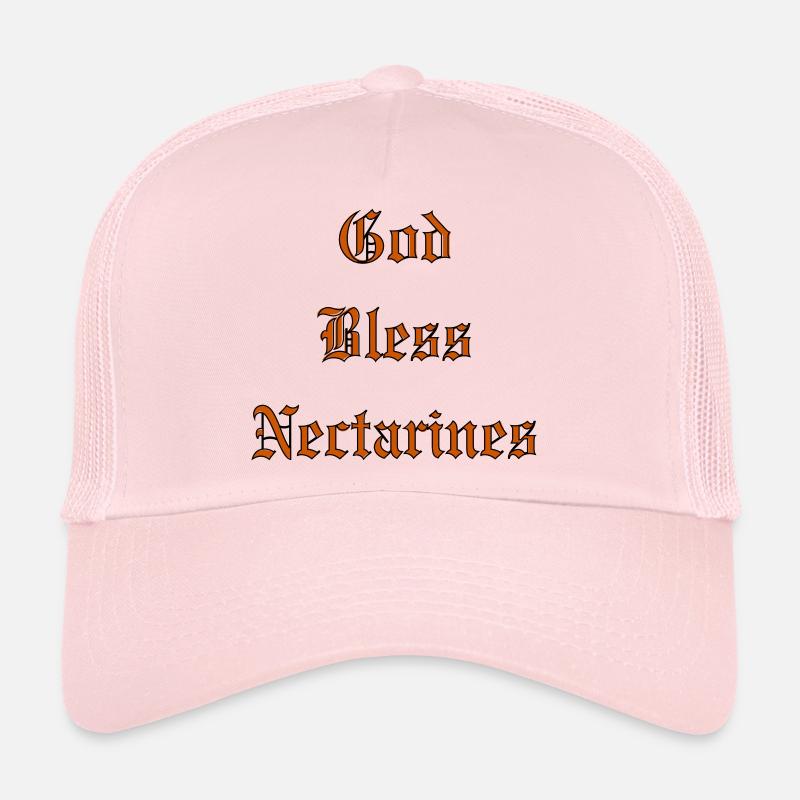Que Dieu bénisse les nectarines Casquette trucker 